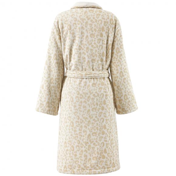 Yves Delorme Leopard Ladies Shawl Collar Bathrobe