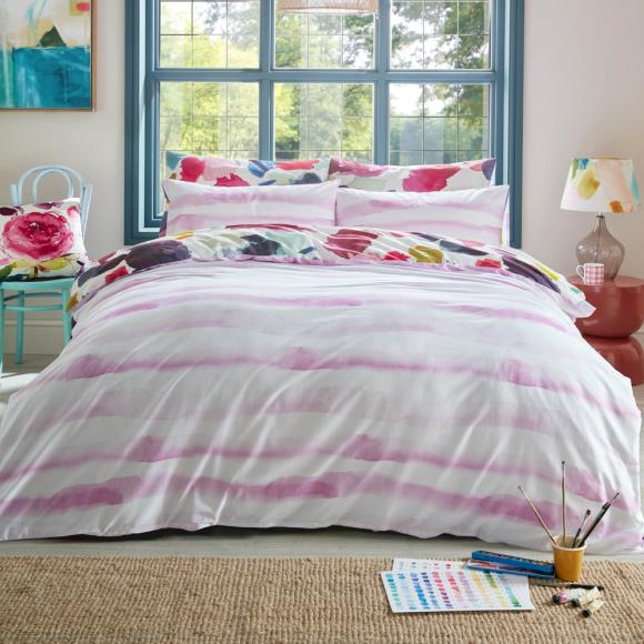 Bluebellgray Abstract Fuchsia