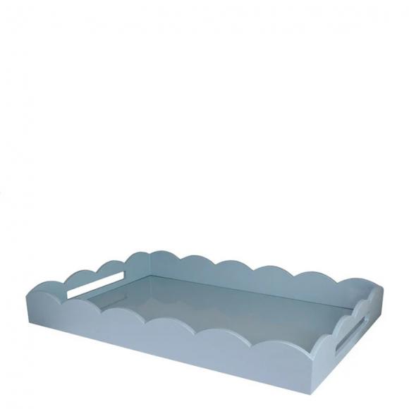 Addison Ross Scalloped Tray Denim Large