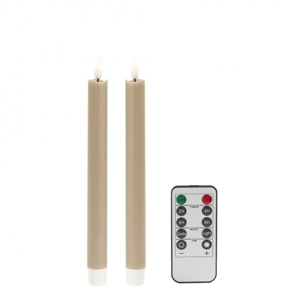 Addison Ross Wax LED Candles Cappuccino