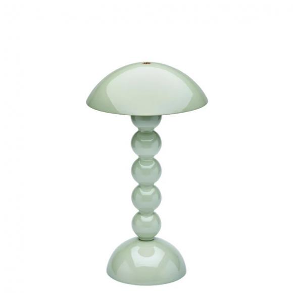 Addison Ross Rechargeable Bobbin LED Portable Lamp Sage