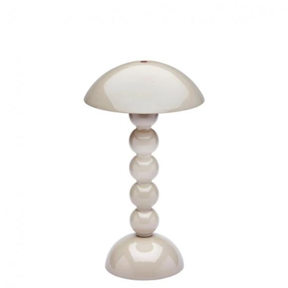 Addison Ross Rechargeable Bobbin LED Portable Lamp Cappuccino