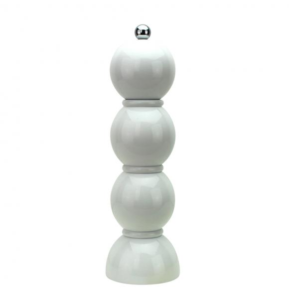 Addison Ross Bobbin Salt or Pepper Grinder White