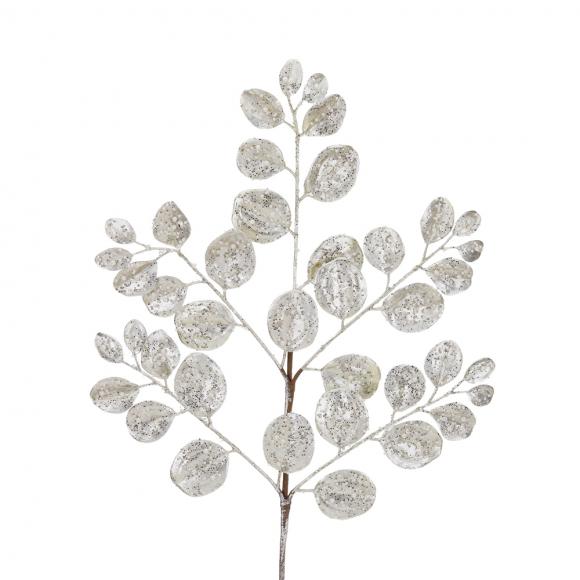 Goodwill Metallic Eucalyptus Leaf Pearl Stem
