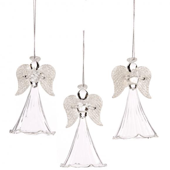 Goodwill Glass Gilt Wing Angel Ornament