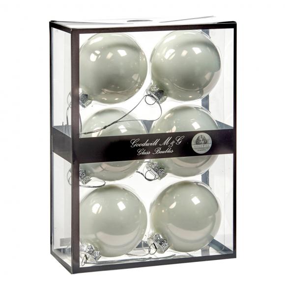 Goodwill Glass Uni Ball Opaque White (box of 6)