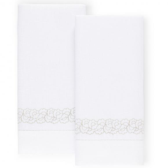 Yves Delorme Festons Set of 2 Guest Towels