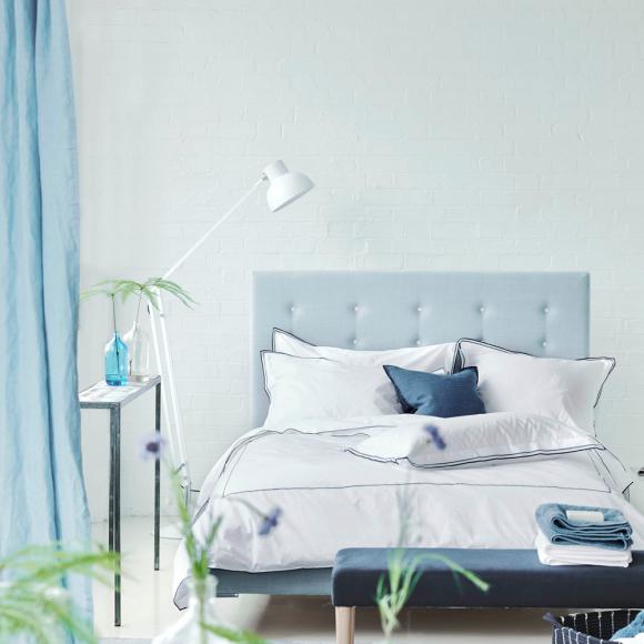 Designers Guild Astor Denim Blue Duvet Cover Set