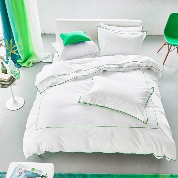 Designers Guild Astor Emerald Green Oxford Pillowcase Pair