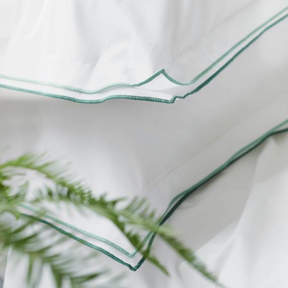 Designers Guild Astor Porcelain Green Oxford Pillowcase Pair