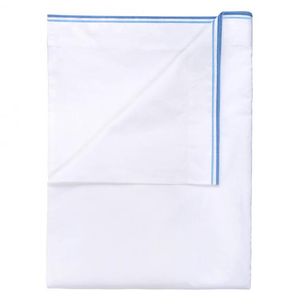 Designers Guild Astor Cobalt Blue Flat Sheet