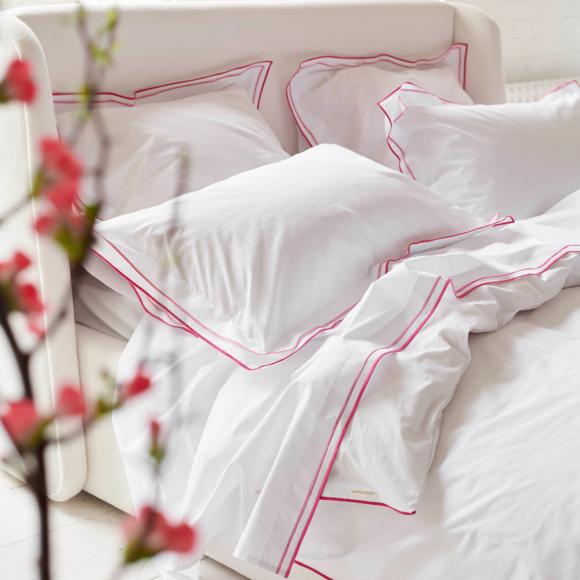 Designers Guild Astor Fuchsia Pink Flat Sheet