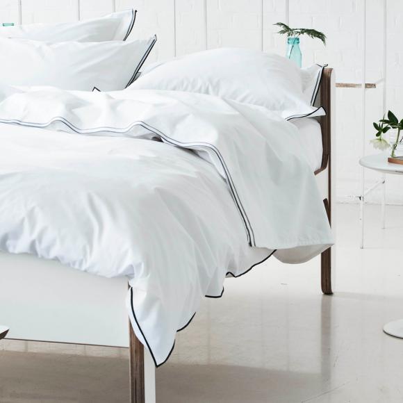 Designers Guild Astor Silver & Slate Flat Sheet