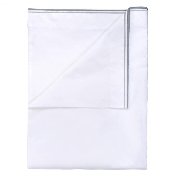 Designers Guild Astor Silver & Slate Flat Sheet