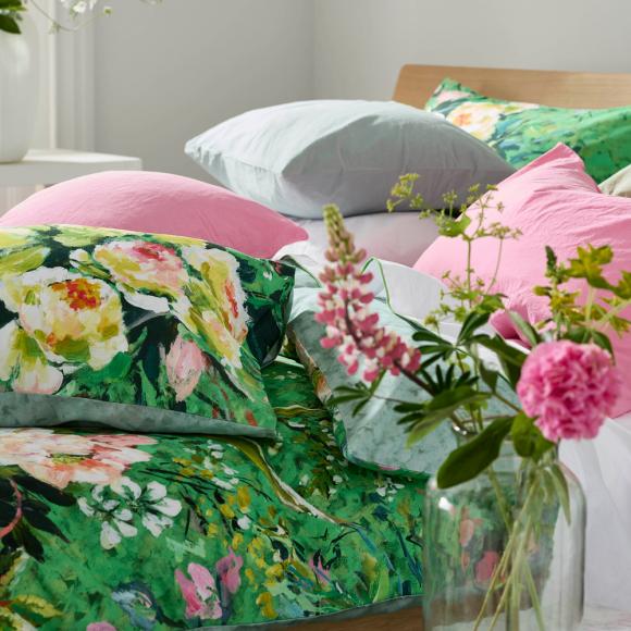 Designers Guild Margaretta Emerald Green Duvet Cover Set