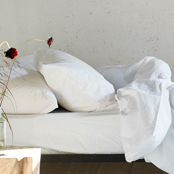 Designers Guild Loweswater Chalk White Duvet Cover Set