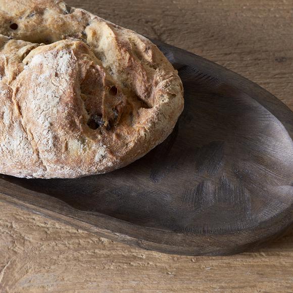 Nkuku Nyati Serving Platter - Dark Brown