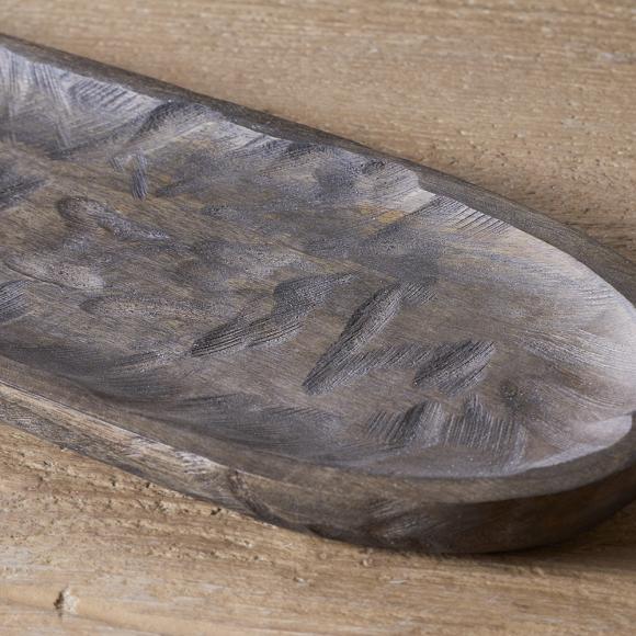 Nkuku Nyati Serving Platter - Dark Brown