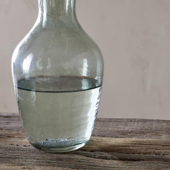 Nkuku Yala Hammered Jug - Sage Green