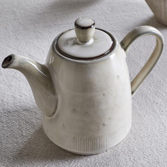 Nkuku Malia Teapot  - Cream 