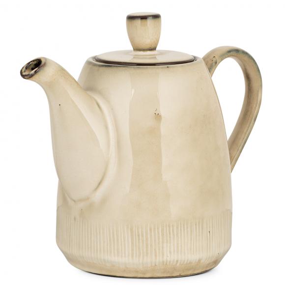 Nkuku Malia Teapot  - Cream 