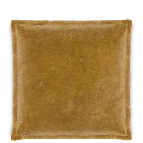 Nkuku Sela Velvet Cushion Cover - Ochre