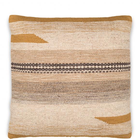 Nkuku Aravali Wool Cushion Cover - Ochre