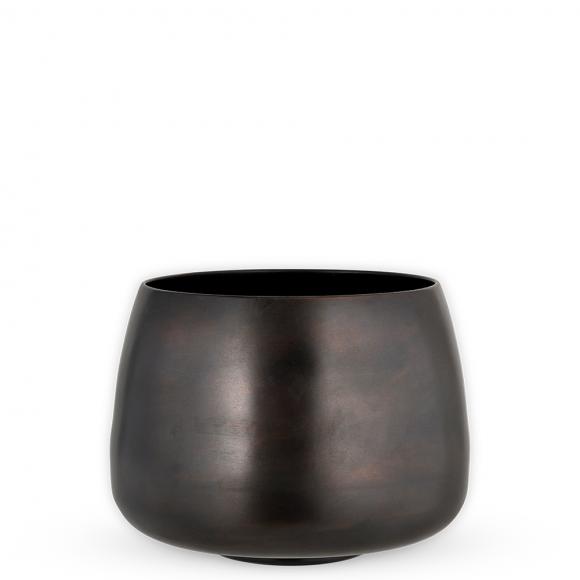 Nkuku Maliki Plant Pot - Aged Bronze