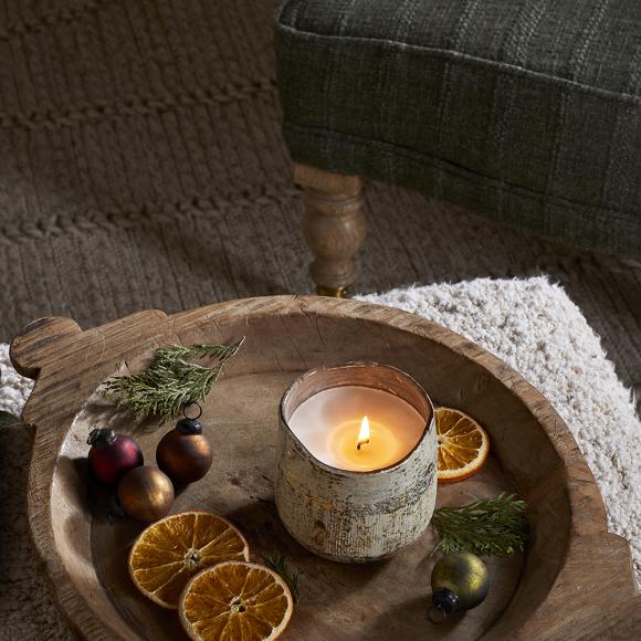 Nkuku Mandarin & Clove One Wick Scented Candle 