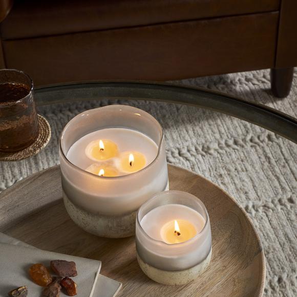 Nkuku Cardamom & Amber Three Wick Scented Candle 