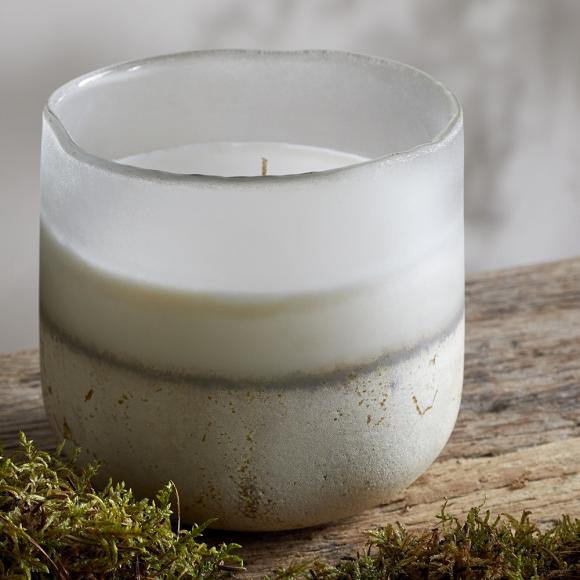 Nkuku Sea Salt & Moss Three Wick Scented Candle 