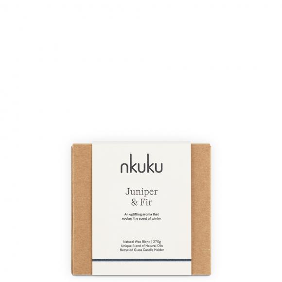 Nkuku Juniper & Fir One Wick Scented Candle 