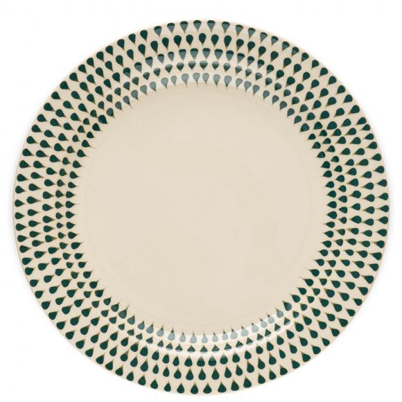 Nkuku Juniper Drop Dinnerware Set - Cream & Juniper 