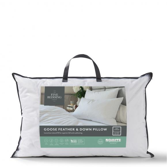 The Fine Bedding Company The Goose Feather & Down Pillow