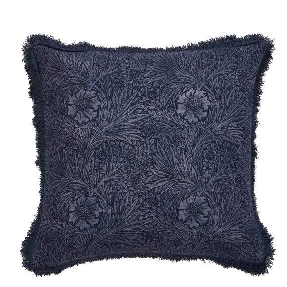 William Morris At Home Marigold Cushion Prussian Blue 50/50cm