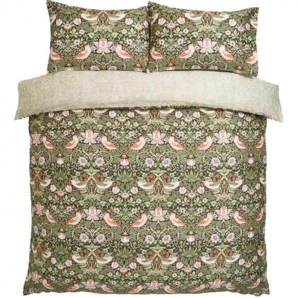 William Morris At Home Strawberry Thief Nettle