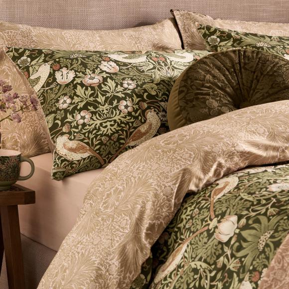 William Morris At Home Strawberry Thief Nettle