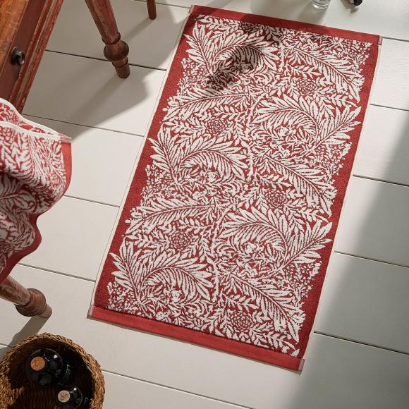 William Morris At Home Larkspur Bath Mat Brick