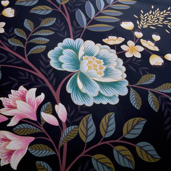 Sara Miller Oriental Blossom Navy / Light-Mink