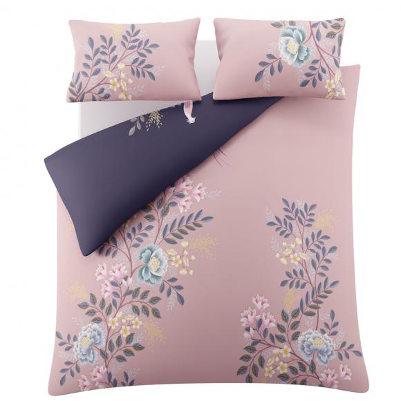 Sara Miller Oriental Blossom Navy / Light-Mink