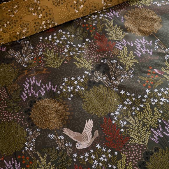 Sara Miller Owl Forest Deep Olive