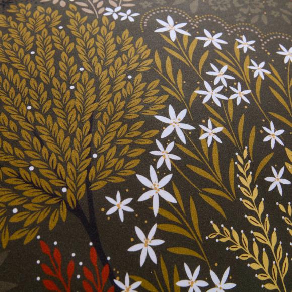 Sara Miller Owl Forest Deep Olive