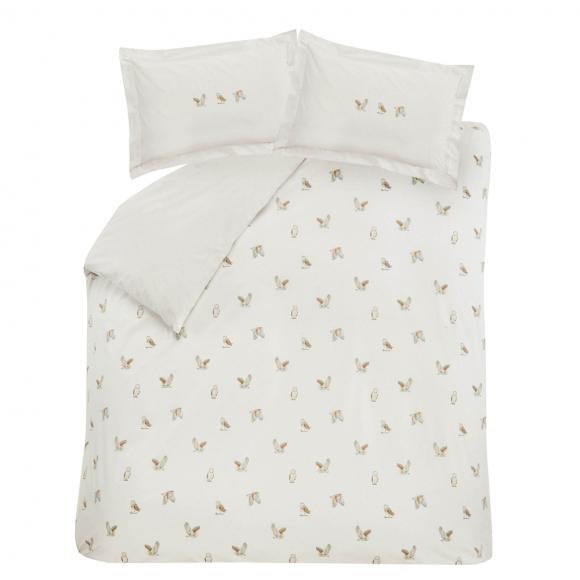 Sophie Allport Snowy Owls Duvet Cover Set