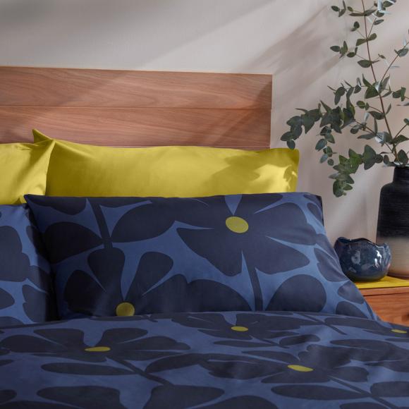 Orla Kiely Wildflower Indigo Duvet Cover Set