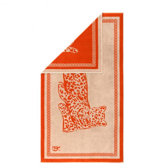 Yves Delorme Léopard Beach Towel Desert