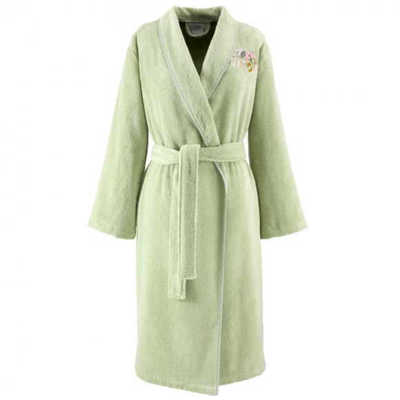Yves Delorme Orchidee Ladies Shawl Collar Bathrobe