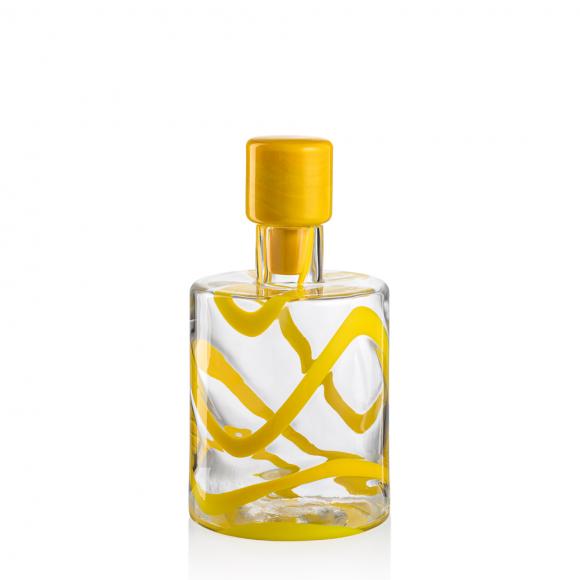 NasonMoretti Murano Cyrcus Bottle Esse Sunflower Yellow