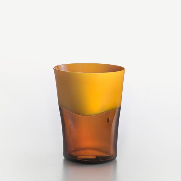 NasonMoretti Murano Dandy Water Glass Sunflower-Brown