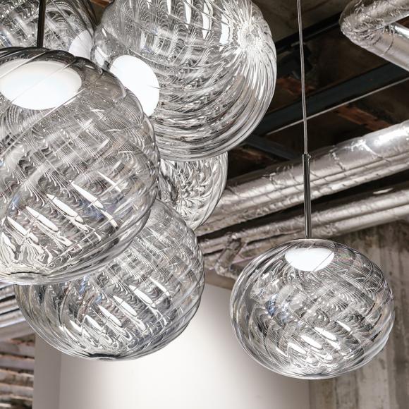 Tom Dixon Whirl LED Large Pendant Silver 