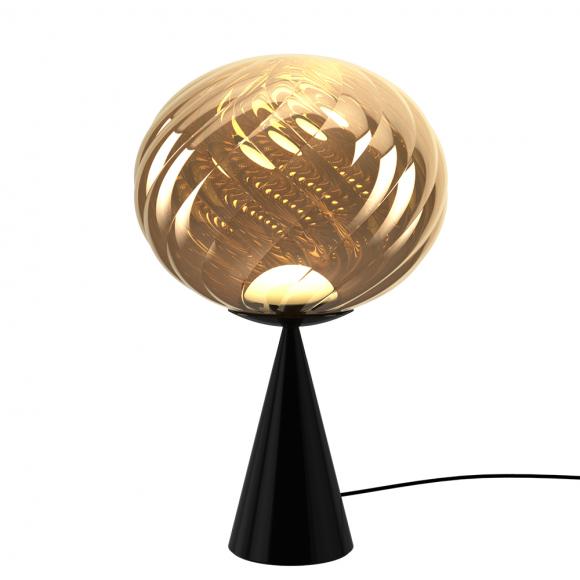 Tom Dixon Whirl Cone Fat LED Table Light Gold/Black